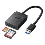 Ugreen Leitor 2 Em 1 Cartão Memória Usb 3.0 Sd Micro 20250