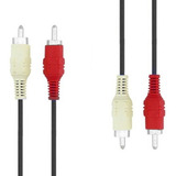 Cable Rca A Rca Alta Calidad 2x2 De 1.5 Metros Para Sonido