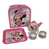 Set De Te Minnie Mouse Disney Juego Valija X 7 Piezas Cresko