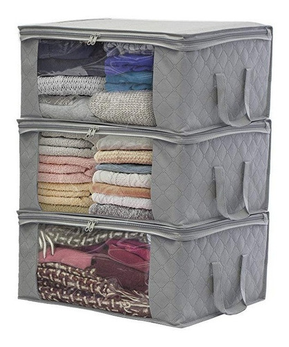 3 Piezas Organizadores Tnt Box Closet Ropa De Cama Toalla De