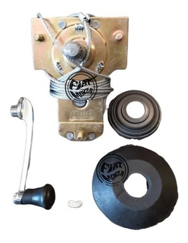 Fiat 600 Kit Levanta Vidrio Completo Maquina Manija Roseta++