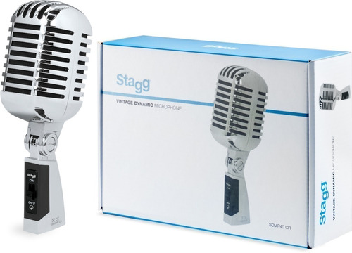 Microfono Stagg Vintage - Dinámico Cardioide Sdmp40cr 