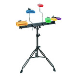 Muscell Jam Block Set Con Soporte, Instrumento Musical De Pe