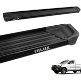 Estribo Lateral Hilux 2019 2020 2021 Cs Aluminio Preto A3