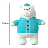 Miniso Peluche We Bare Bears Polar Felpa Blanco 21 Cm