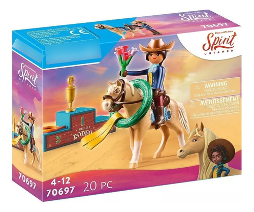 Playmobil Spirit Carrera Rodeo De Pru Con Caballo 70697