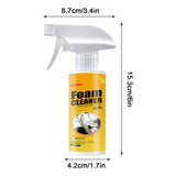 Spray Limpiador De Espuma Multiusos Strong Foam De 120 Ml C