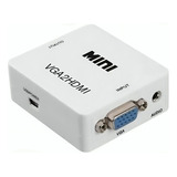 Mini Conversor Vga Para Hdmi 1080p Com Áudio Exbom Com Nf