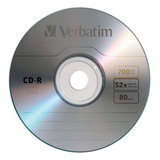 Pack Cd-r Verbatim 52x 80min 700mb 50 Unidades