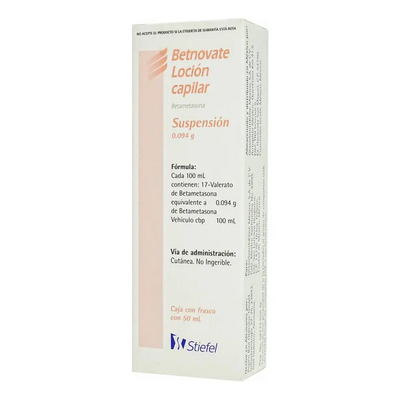 BETNOVATE LOCION CAPILAR BETAMETASONA FRASCO 50 ML | Envío gratis