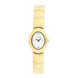 Reloj Bulova Para Mujer De Cuarzo #97s75 Color Dorado