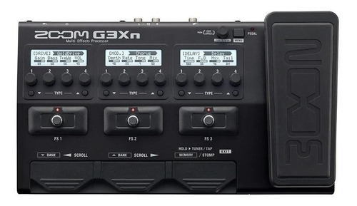 Pedal De Efecto Zoom G3xn  Negro