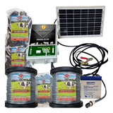 Cerco Electrico Ganadero Kit Solar (30 Km) + 2 Km De Alambre