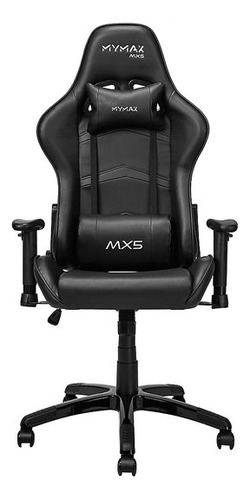 Cadeira Gamer Mx5 Preta Giratória Inclinável Com Almofadas