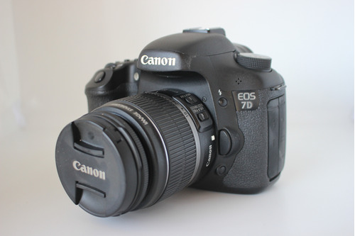 Cámara Digital Canon Eos 7d 18,0 Mp Sl+ Ef-s 18-55mm