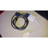Cable Adaptador Display Port A Vga+cable Vga