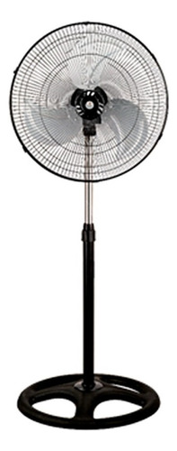 Ventilador De Pie Alpaca Alp-m-16 Negro Con 3 Palas De  Metal, 16  De Diámetro 220 v