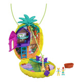 Monedero Portátil Polly Pocket Tropicool Pineapple Compacto