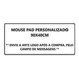 Mouse Pad Personalizado Desk Pad Em Couro 90x40cm Sua Foto