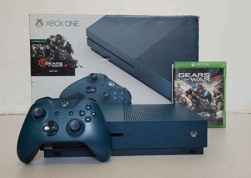 (usado) Xbox One S Edição Limitada Bundle Gear Of War 4