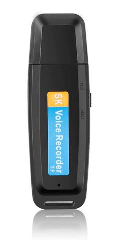 Mini Gravador De Audio Telefone Voz Espião Pendrive 8 Gb