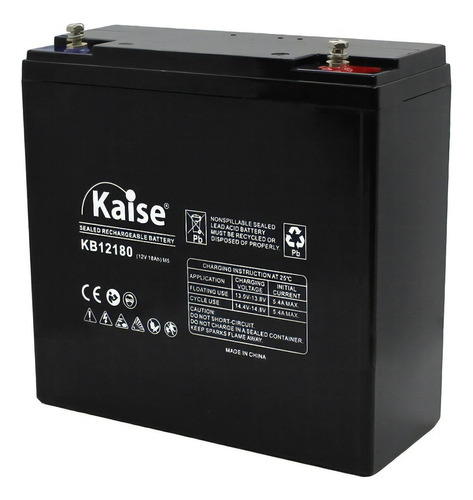 Batería Para Ups Agm  Kaise Bateria Kb1218 12v 