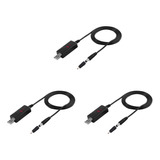 3 Cables De Alimentación Usb De 5 V A 9 V 12 V Para Carga De