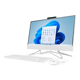 Computadora Hp All In One Blanca Intel 16gb Ram Ssd 512gb 22