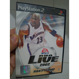 Jogo Ps2 Nba Live 2002 Versão Japonesa Completo Raridade 