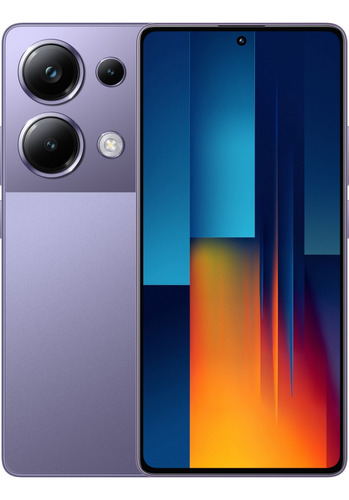 Smartphone Xiaomi Poco M6 Pro 4g, 12gb / 512g, Roxo, Global