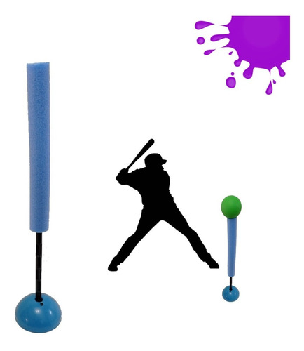Porta Pelota Para Bateo Softbol Iniciación Beisbol Regulable