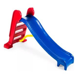 Escorregador Lacuca Brinquedos Escorregador Médio Divertido De Plástico Rotomoldado Vermelho/azul
