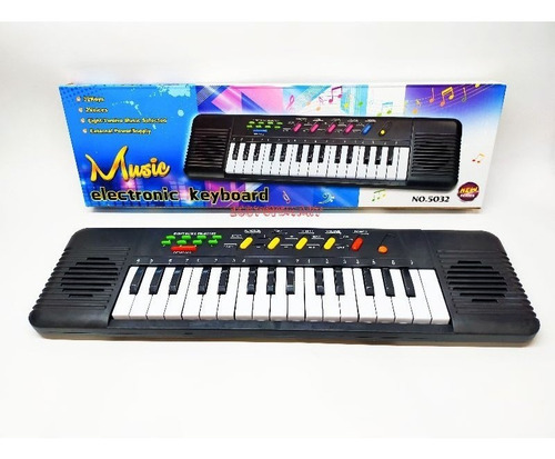 Piano Teclado Musical Mediano Niños 32 Teclas Sin Microfono