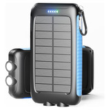 Nuynix Solar Charger Power Bank, 49800mah Portable Phone Cha
