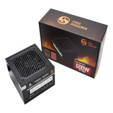 Fonte Alimentação Atx 600w 110v/220v Para Pc Preta Bk-f600