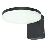 Aplique Led Exterior De Diseño Vk-p Gris 12w  Ip65