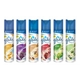 Desodorante Ambientes Glade Aerosol Varias Fragancias Packx6