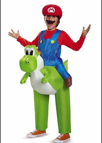 Disfraz Super Mario Marca Disguise Inflable Automatico