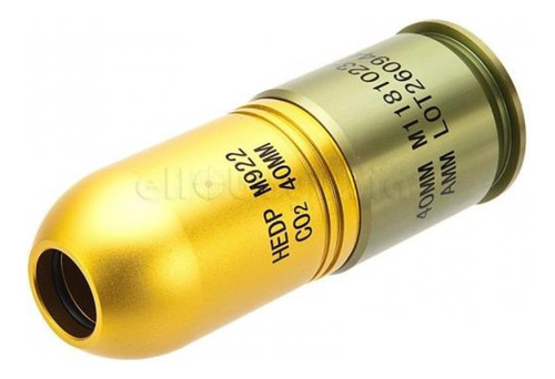 Granada Ares Shell Grenade 40mm 80r Gbb Gold /green  