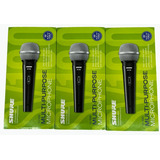 Microfono Shure Sv100 Tripack 3 Microfonos Excelente Precio