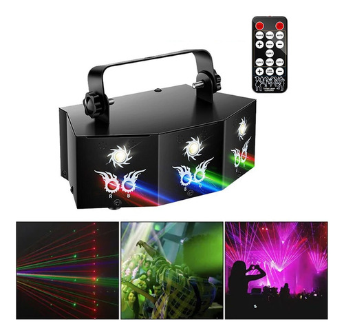 9led Estroboscopica Proyector Luces Laser Luces Para Fiesta