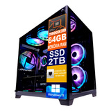 Pc Gamer Cpu Ryzen 7 7800x3d Ssd 2tb Nvme, 64gb Memória Ddr5