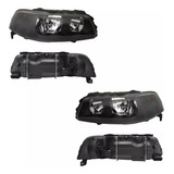 2 Faros Negro Dfzp Pointer Gti 2000 2001 2002 2003 2004 2005