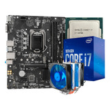 Kit Upgrade Intel Core I7 10700, Placa Mãe H510 + Cooler Box