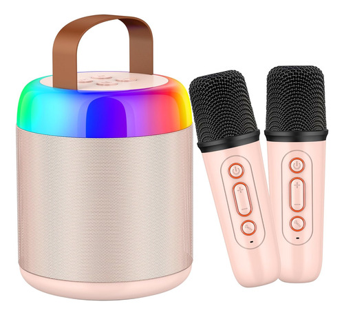 Máquina De Karaoke Portátil Con Bocina Bluetooth Para Niños