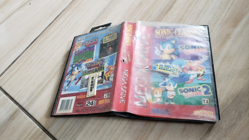Sonic Classics Do Mega Drive Só A Caixa + Encarte. T2
