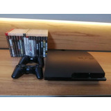 Ps3 Slim 500gb + 17 Jogos Mídia Física