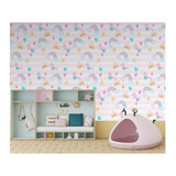 Rollo Papel Adhesivo Pared Para Niña 70cm X 250cm Color Little Princess 70cms X 2.5 Mts