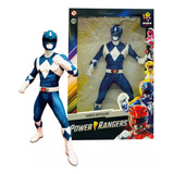 Figura De Accion Articulada Ditoys Power Ranger Azul 50cm