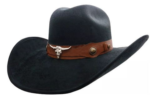 Sombrero Unisex Fabellino Texana Tejana Vaquero Gamuza